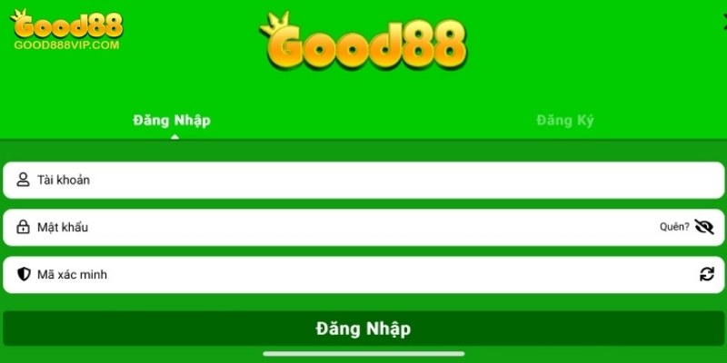 Hướng dẫn đăng nhập Good88 trên app di động